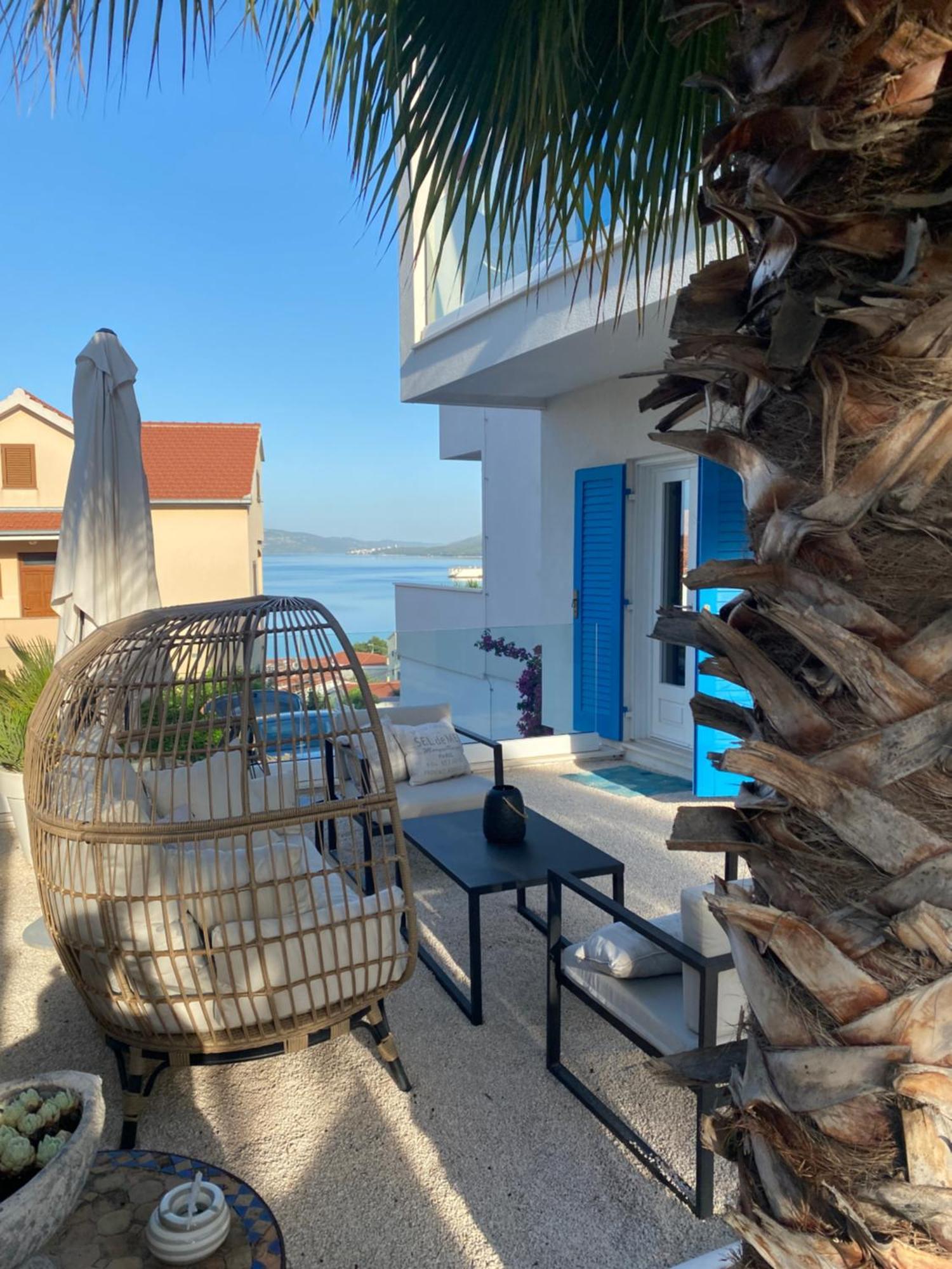 Seaside Villa With Private Pool Home By The Sea - Villa Trogir Ngoại thất bức ảnh